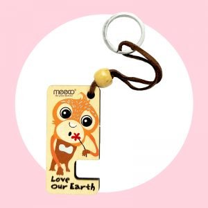 Meeco Wooden Keychain + Phone Holder