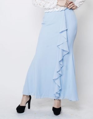 Chiffon Six Cut Fishet Botton Skirt
